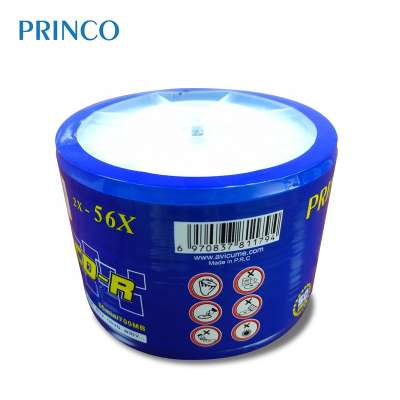 Original PRINCO CD-R white printable cd budget 50 shrink wrap